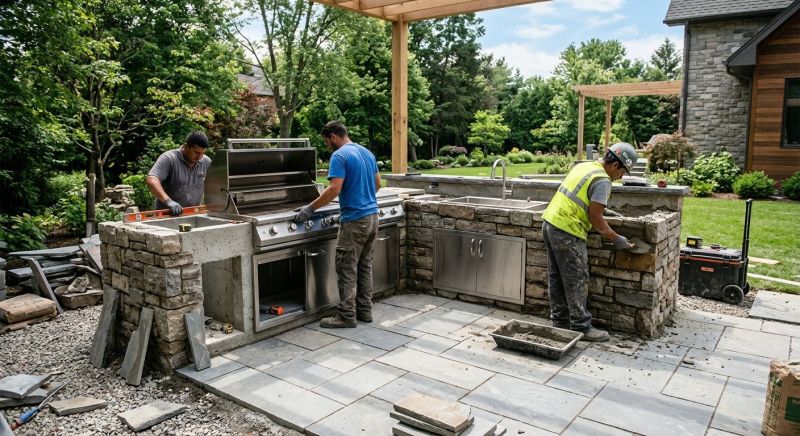 Outdoor Kitchen Construction in Napa, CA