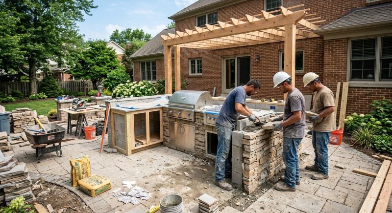 Outdoor Kitchen Remodeling in Houston, TX