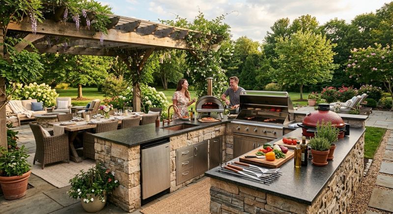 Outdoor Kitchen Renovation in Charleston, SC