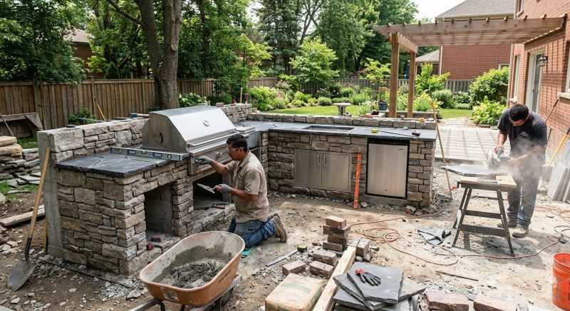 Outdoor Kitchen Renovation in North Charleston, SC